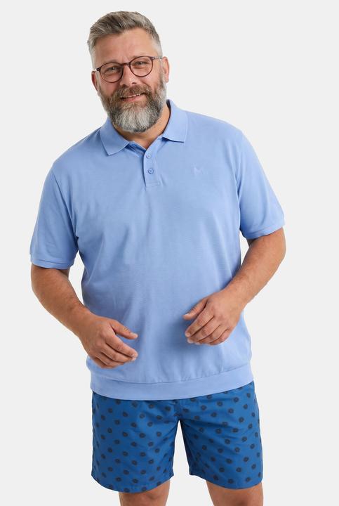 Produktbild Men+ Poloshirt, Bauchfit, Basic, Piqué, Halbarm (3XL)