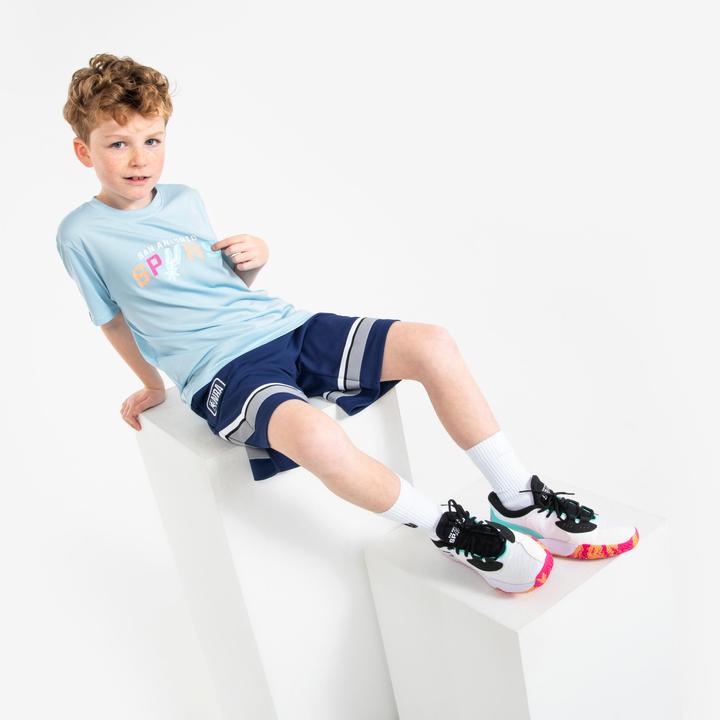 Image du produit Tarmak T-shirt de basketball nba spurs enfant - ts 900 jr bleu