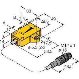 Turck Induttivo (0.30 m), Cavo di alimentazione