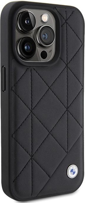 Produktbild BMW BMHCP15X22RQDK iPhone 15 Pro Max 6.7" czarny/black Leather Quilted (Apple iPhone 15 Pro Max)