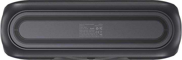 Actual product image Acefast K1 wireless karaoke speaker with 2 microphones - black