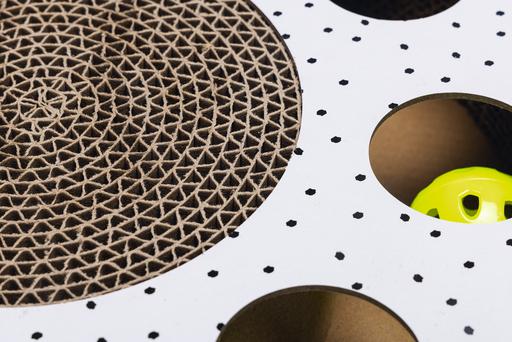 Actual product image Beeztees Cardboard scratch toy (Cat activity toy)