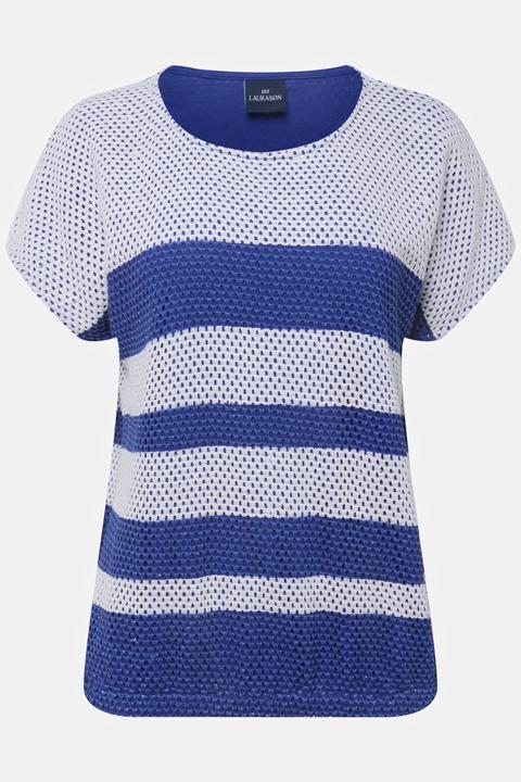 Produktbild Laurasøn Sweatshirt, oversized, doppellagig, Streifen (M)