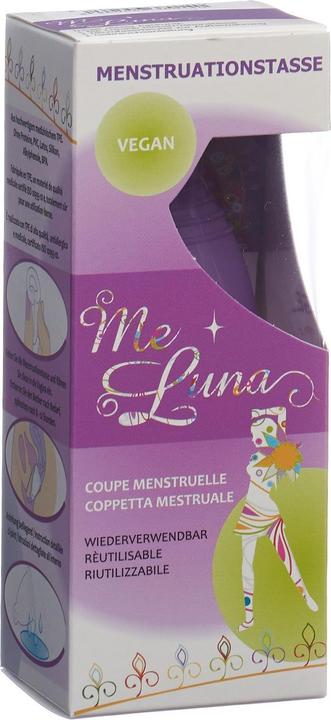 Produktbild Me Luna Menstruationstasse Classic Ring Violett (S)