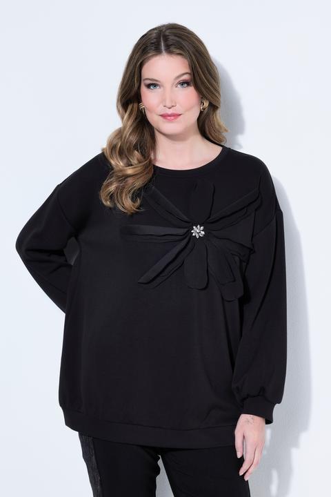 Produktbild Miamoda Sweatshirt, A-Linie, verzierte 3D-Blüte (56)