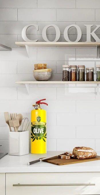 Produktbild SAFE-T Feuerlöscher OLIVE (A, B, C)