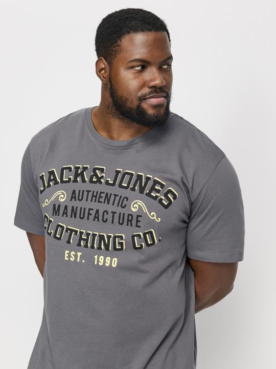 Actual product image Jack & Jones Jjelogo Tee Ss O-Neck 2 Col Aw24 S Pls (XXL)
