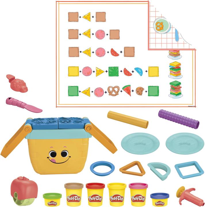 Actual product image Play-Doh Hasbro F69165L0 Picnic Shapes Starter Set