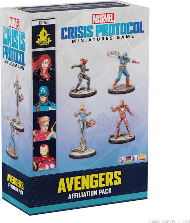 Immagine prodotto Atomic Mass Games AMGD2112 - Marvel: Protocollo di Crisi - Pacchetto Affiliazione Vendicatori