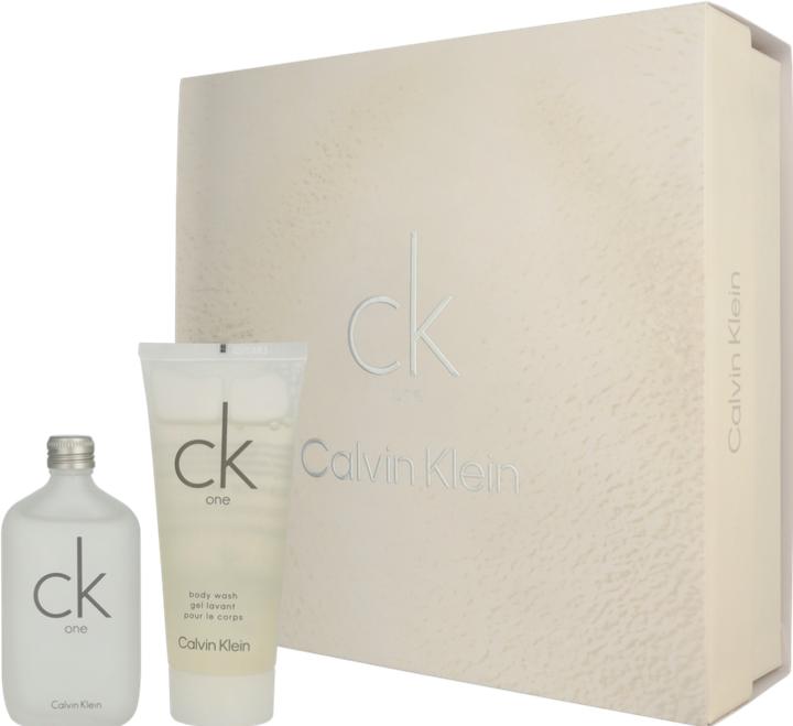 Immagine prodotto Calvin Klein Set regalo unisex CK One 50ml Eau de Toilette e 100ml Gel doccia (Set di profumi)