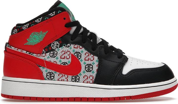 Image du produit Jordan 1 Mid SE Ugly Christmas Sweater (GS) (38)