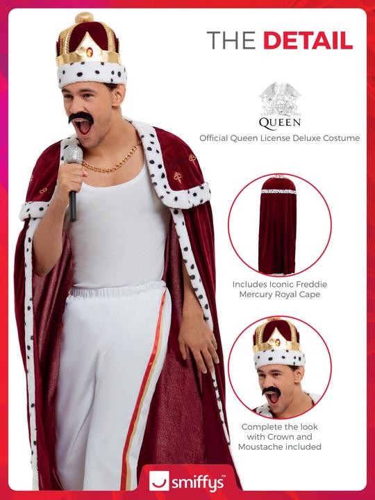 Produktbild Smiffys Queen: Freddie Mercury - Royal Deluxe (M)