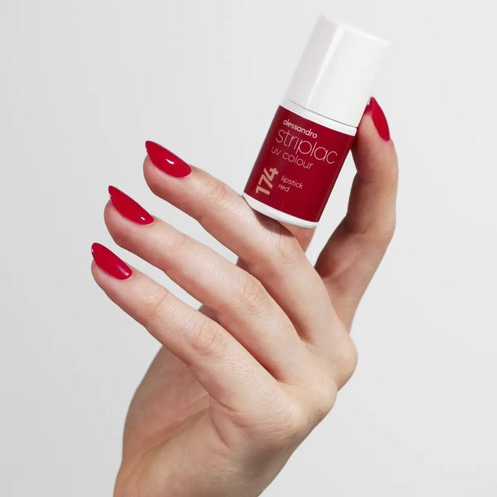 Actual product image Alessandro ALESSAN Striplac UV Colour Lips Re 6.5ml (Lipstick Red, UV gel varnish)