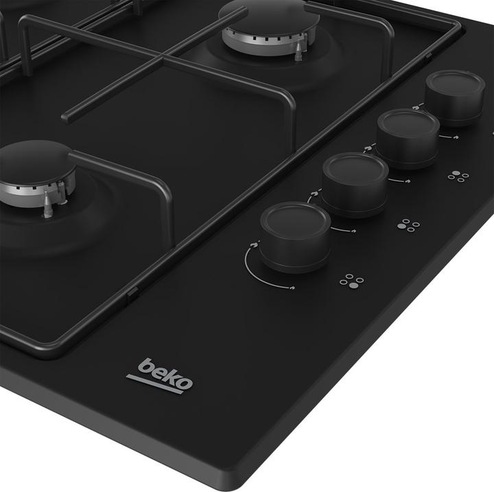 Produktbild Beko HIBG64120SB Kochfeld Integriert Gaskochfeld 4 Zone(n)