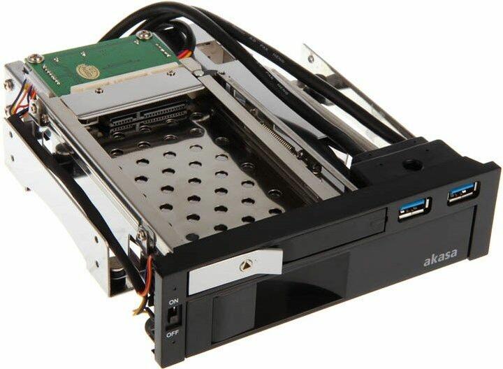 Image du produit Akasa Lokstor M51 Boîtier pour disques de stockage avec connecteurs avant