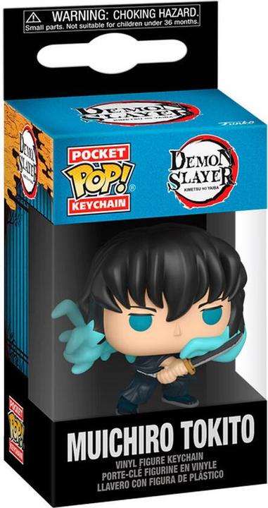 Produktbild Funko Demon Slayer: Kimetsu no Yaiba POP! Vinyl Schlüsselanhänger 4 cm Muichiro (Attack) Display (12)