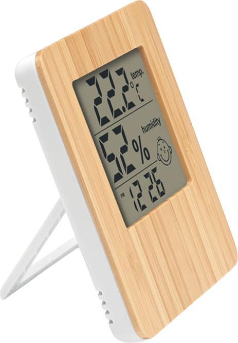 Actual product image MidOcean Bamboo Digital Desk Clock