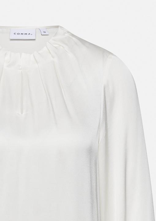 Immagine prodotto Comma Bluse Satinierte Bluse mit Raffung (38)