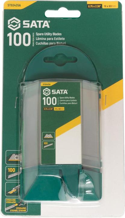 Actual product image SATA 10 pcs. Spare blades (Replacement blade)