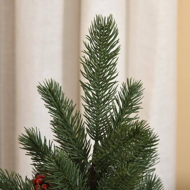Actual product image Homcom Artificial Christmas tree for the table with base packed in burlap (50 cm)
