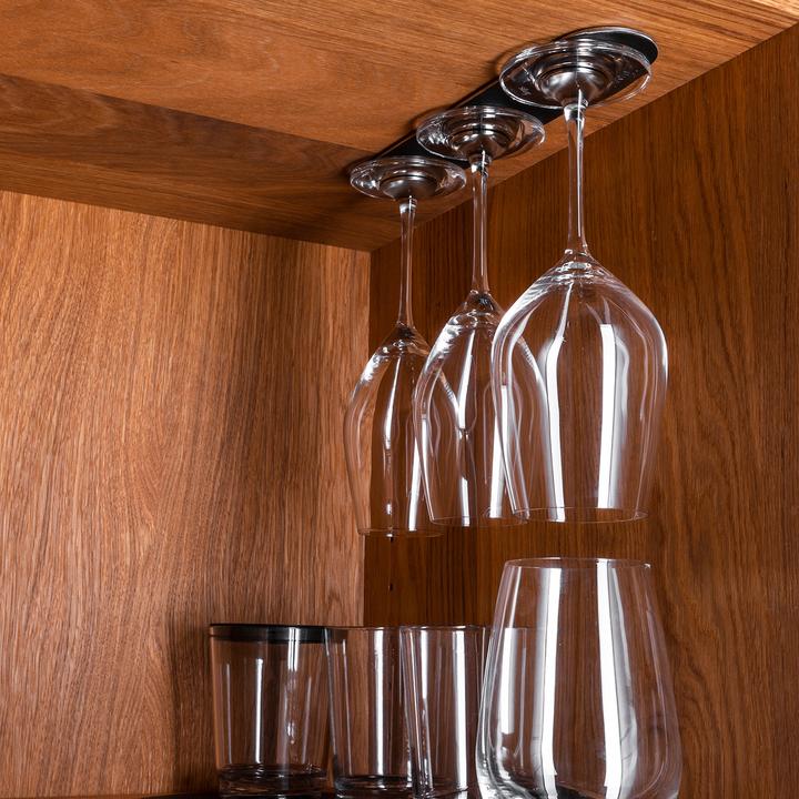 Actual product image Silwy Metal bar for glasses 50 cm