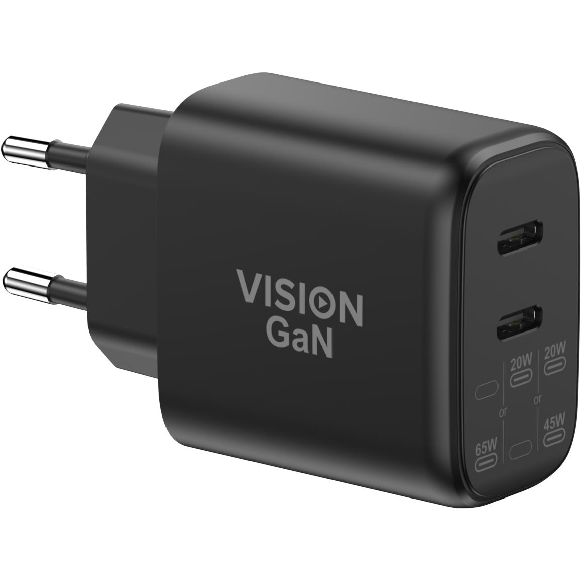 Vision Aus MFI-zertifizierter Fabrik - Dual USB (65 W) (TC-PUSBCEU/65)