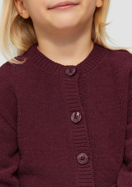 Image du produit S.Oliver Strickjacke Verkürzte Strickjacke mit Knopfleiste (116, 122)