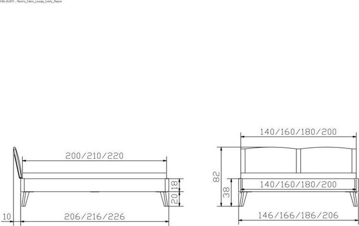 Image du produit Hasena Mareto 20 (180 x 210 cm)