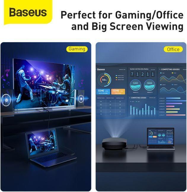 Immagine prodotto Baseus Serie 4K ad alta definizione (0.50 m, HDMI, 2.0)