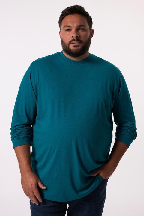 Immagine prodotto Men+ Maglia basic con scollo a girocollo e maniche lunghe, fino alla tg. 8XL (8XL)