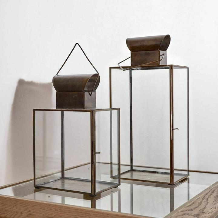 Immagine prodotto Loberon Set di 2 lanterne Pluton oro antico