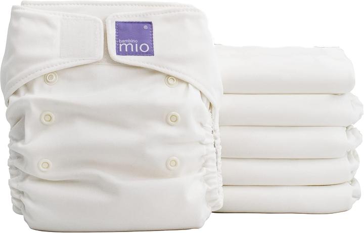 Bambino Mio Miosolo Classic Washable Diaper Set White