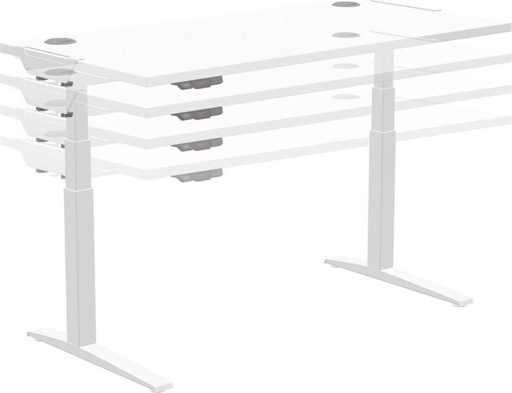 Image du produit Fellowes Tischplatte Levado 180 x 80 cm, Weiss (180 x 80 cm)