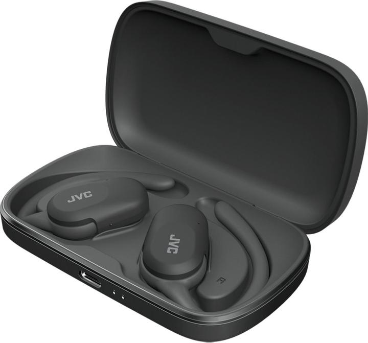 Actual product image JVC HA-NP40T-BU black (No noise cancellation, 26 h, Wireless)