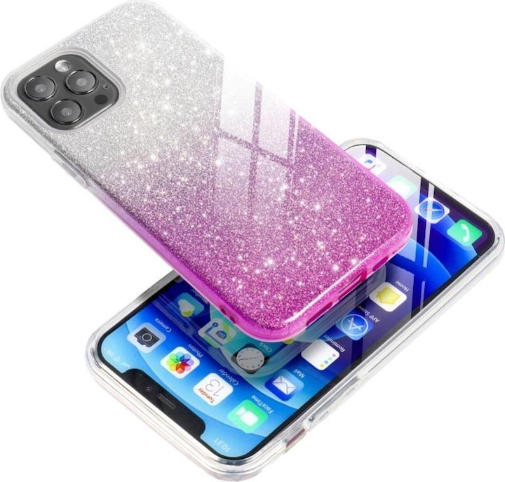 Produktbild OEM Back panel cover SHINING Case for XIAOMI Redmi Note 14 Pro Plus 5G transparent pink (Xiaomi Redmi Note 14 Pro 5G)