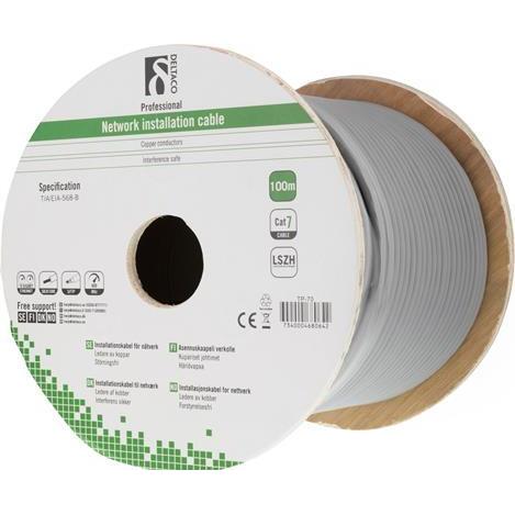 Deltaco S (S/FTP, CAT7, 100 m), Netzwerkkabel