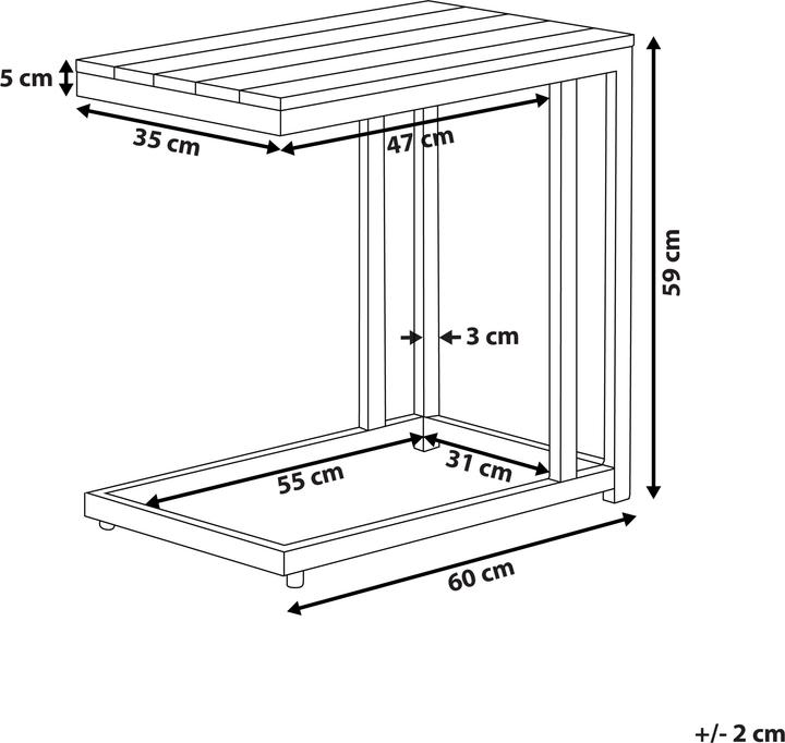 Actual product image Beliani Messina