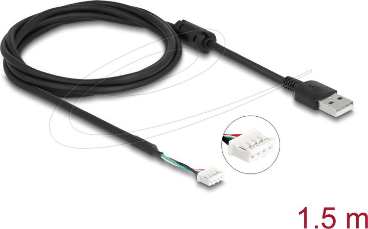Actual product image Delock USB 2.0 connection cable for 4 pin camera modules V7 1.5m (1.50 m, USB 2.0)