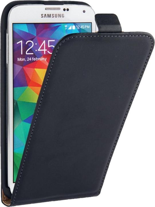 Actual product image König Design Mobile phone case (Flip) for Samsung Galaxy S5 mini (SM G800) black (Samsung Galaxy S5 Mini)