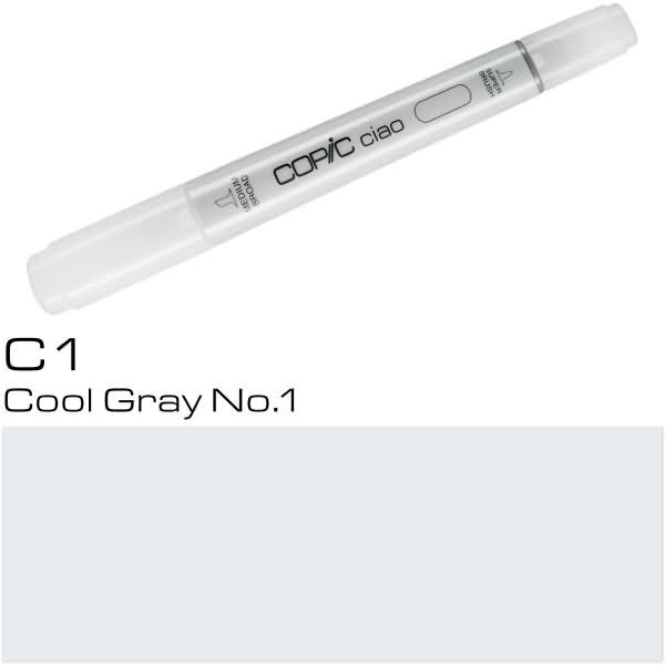 Actual product image Copic Ciao Type C - 1 (C-1 - Cool Gray No.1, 1 x)
