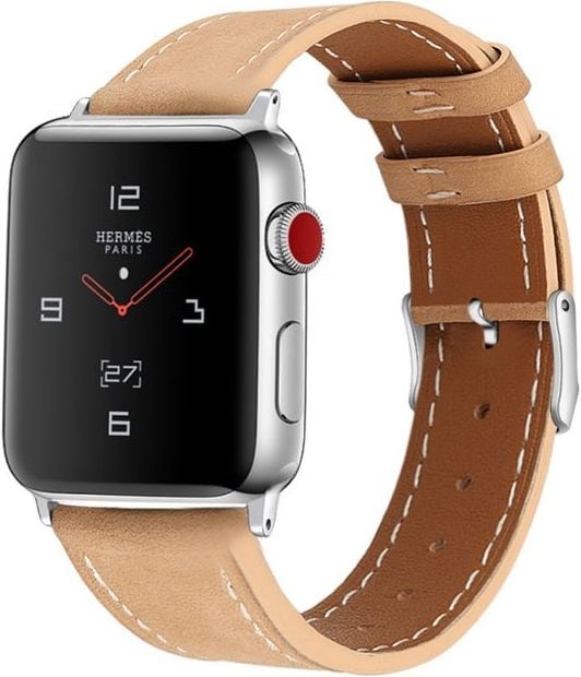 Immagine prodotto MU Classic Bracciale in vera pelle (42 mm, 44 mm, 45 mm, Vera pelle, Apple Watch Serie 4, Apple Watch Serie 5, Apple Watch Serie 6, Apple Watch Series 7, Apple Watch Series 8, Apple Watch Series 9, Apple Watch SE, Apple Watch Series 1, Apple Watch Series 2, Apple Watch Series 3)