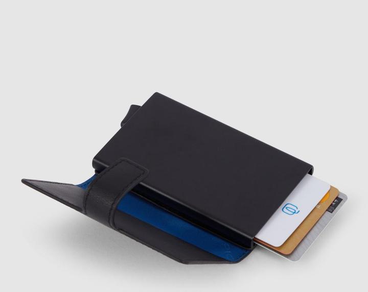 Produktbild Piquadro Urban - Kreditkartenetui aus Metall und Leder
