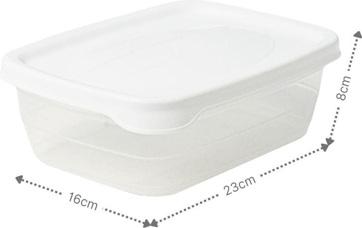 Produktbild Hobby 3er-Set Boxen Aufbewahrungsdosen Meal-Prep-Dosen Frischhaltedosen (2 l)