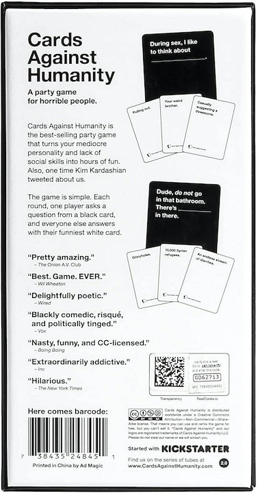 Image du produit Spilbraet Cartes contre l'humanité - Édition internationale (Anglais)