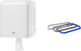 Actual product image Wepa Towel dispenser Centerfeed Dimensions: 26 x 28 x 23 cm (W x H x D) Material: plastic