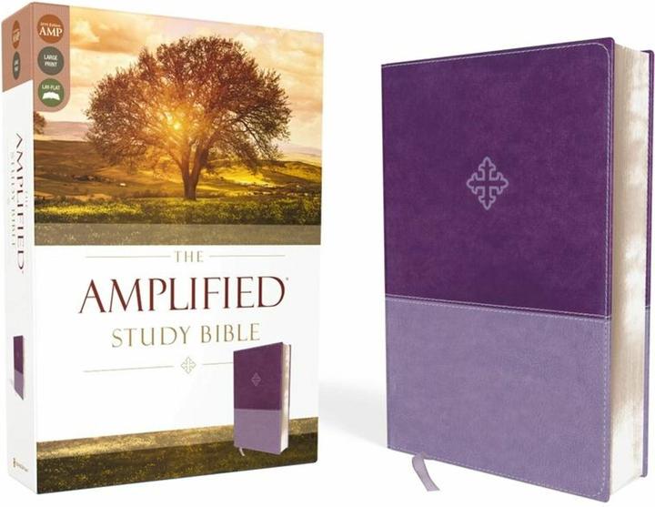 Immagine prodotto The Amplified Study Bible, Leathersoft, Purple (Inglese, Collettività, 2017)