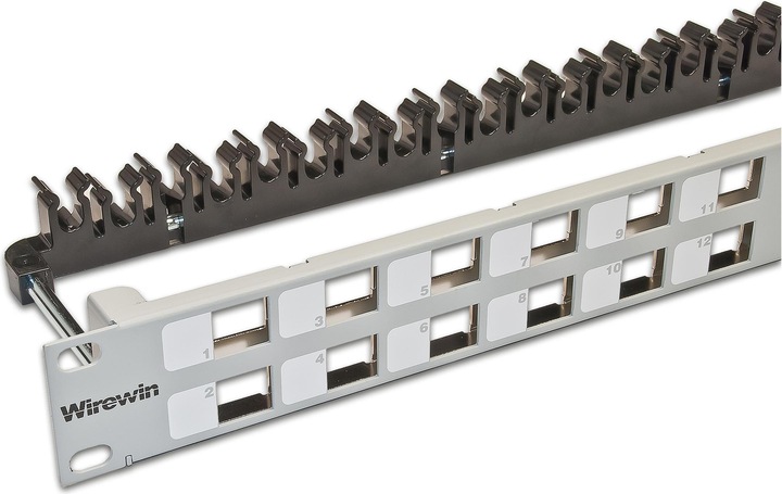 Produktbild Wirewin 24-Port 1HE Patchpanel, geschirmt