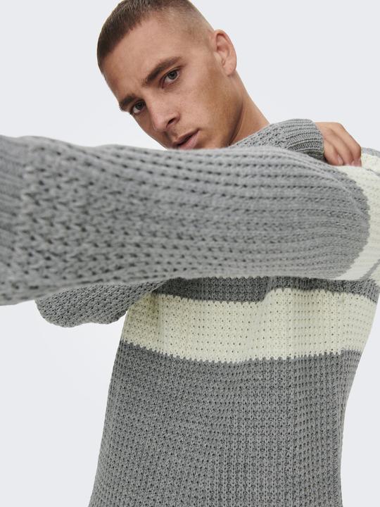 Produktbild Only & Sons Gestreifter Strickpullover (XXL)