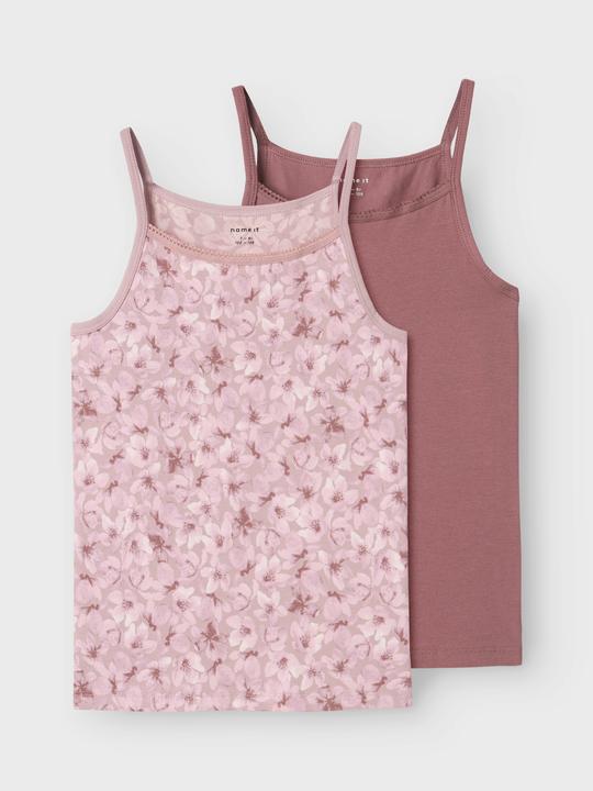 Image du produit Name it Nkfstrap Top 2p Mauve Flower Noos (116)
