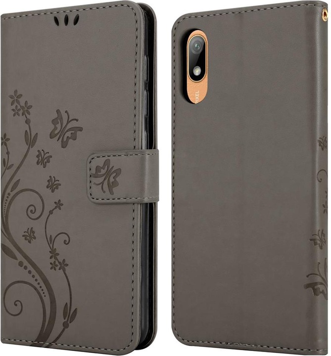 Produktbild Cadorabo Flower Book Cover (Huawei Y6 Pro)